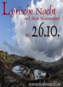 Lyrische Nacht 26.10.14