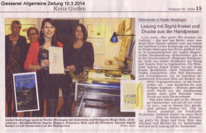 presseKrekel Lesung edition noir